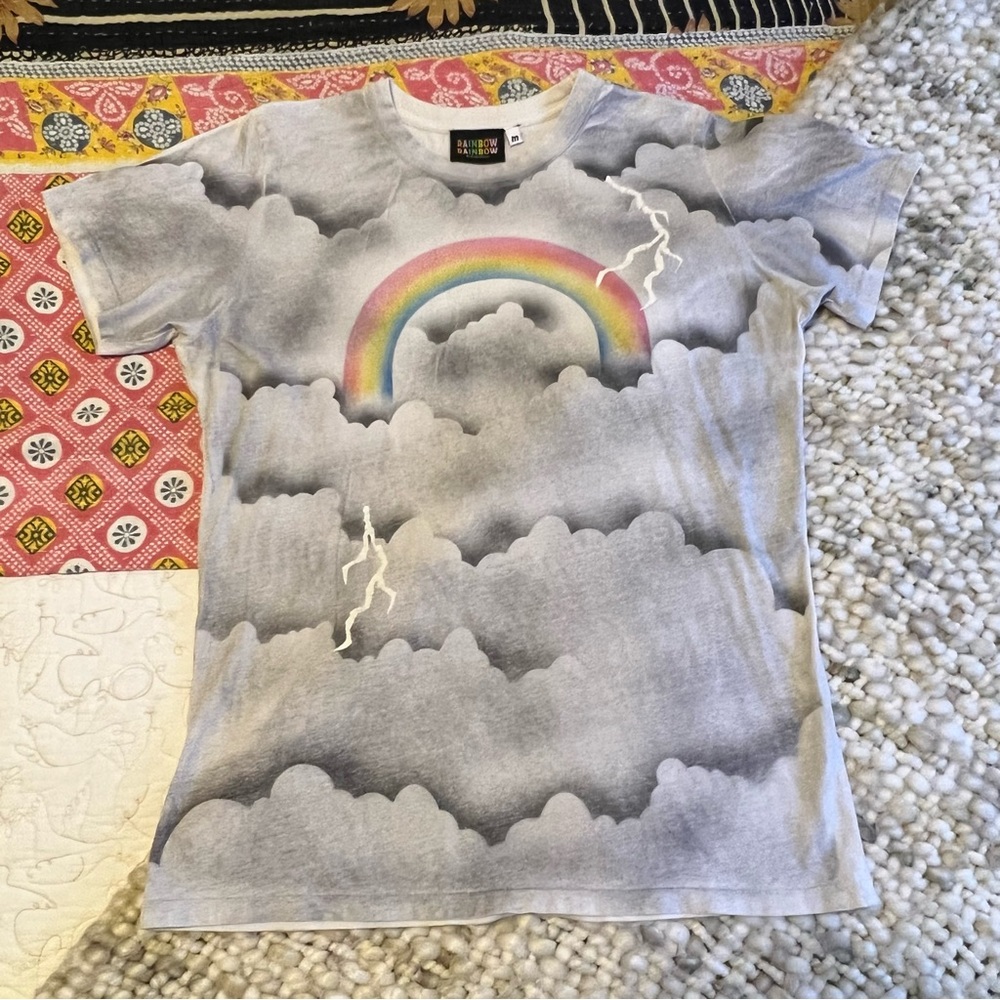 Big Bud Press Airbrush Rainbow Tee M